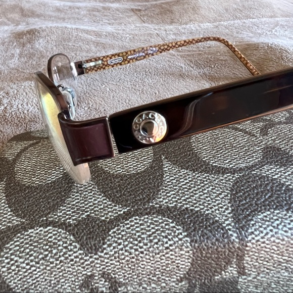 COACH “Adalaide” 223 Tan Eyeglasses Frame  51-18-135 - Picture 10 of 16